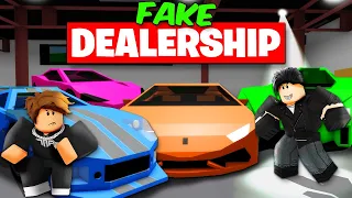 I Opened a FAKE DEALERSHIP to Catch CAR THIEVES.. (Brookhaven RP)