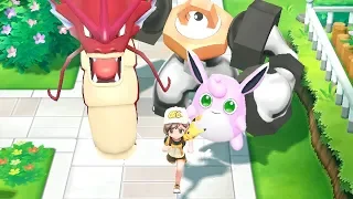 All SHINY Pokemon Walking Animations in Pokémon Let's Go Pikachu & Eevee