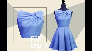 FiFi Style : Draping - Shirt twisted without seam, very smart design