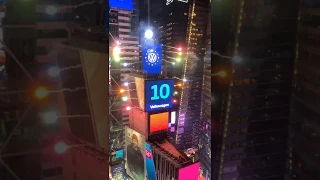 Times Square, 2020 New Year's Eve, NYC