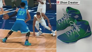 NBA 2K18 My Career - Signature Shoe Talk! Custom Colorway! PS4 Pro 4K Gameplay