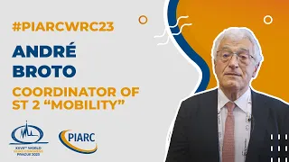 #PIARCWRC23 André Broto – Coordinator of ST 2 “Mobility”