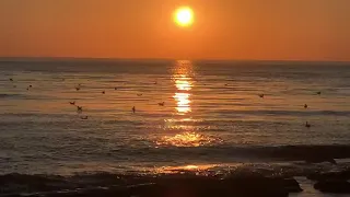 Sunrise. Caspian sea at 4 AM. Рассвет. Каспийской море в 4 утра🌅