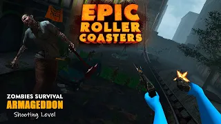 Armageddon Zombies Survival || Epic Roller Coaster VR Shooting Experience