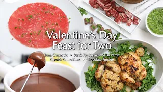 Valentine's Day Feast for Two ~ Dinner Party Tonight!