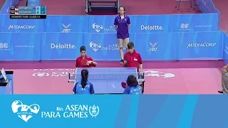 Table Tennis Women's Team: Muslim / Tarsilem vs Toh B.T / Toh. S. M | 8th ASEAN Para Games 2015