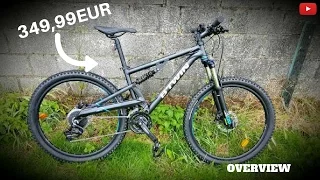 MOUNTAINBIKE ROCKRIDER 500 B'TWIN OVERVIEW!!