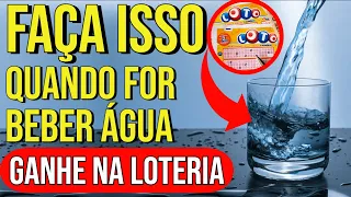 TÉCNICA DO COPO DE ÁGUA PARA SORTE NA LOTERIA USANDO A LEI DA ATRAÇÃO