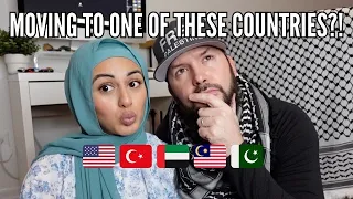 COUNTRIES WE MIGHT MOVE TO!