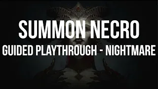 Diablo 2 - Hell Guided Playthrough SUMMON NECRO - Part Nightmare