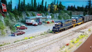 Model Railroad HO Scale Gauge Train Layout at Suncoast Model Railroad Club