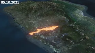 Timeline of the Cumbre Vieja volcanic eruption on La Palma, 20.09-04.11.2021