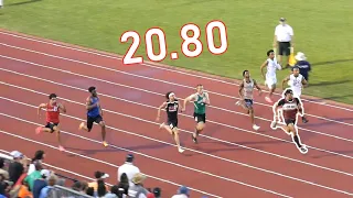 DJ Fillmore Drops a 20.80 in Boys 200m Final - 2023 OHSAA D1 State Meet