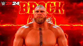 WWE 2K24: Brock Lesnar Entrance Concept!