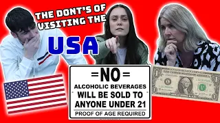 BRITISH FAMILY REACT | THE DONT'S OF VISITING THE USA!