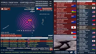 2021-04-10 09:30:44 UTC | M 6.1 - Sarangani, Philippines | Force Thirteen Earthquakes