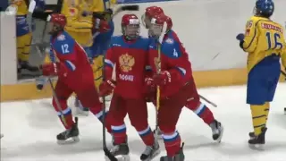 Aug 13, 2016 Hlinka Memorial: Klim Kostin goal vs Sweden