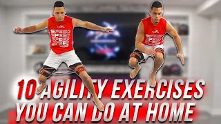 TOP 10 EXERCISES AT HOME FOR AGILITY TRAINING // Explosive Bodyweight Agility HIIT Workout