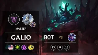 Galio Bot vs Vayne - NA Master Patch 9.24