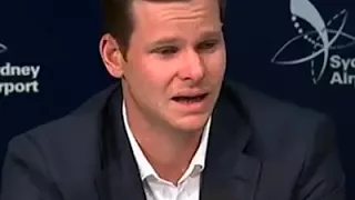 Steve Smith Crying During Press Conference in Sydney