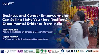 Business and Gender Empowerment: Can Selling Make You More Resilient?