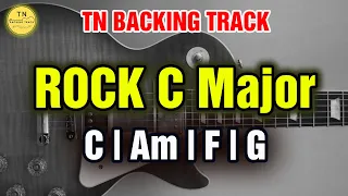 Rock BACKING TRACK C Major | C Am F G | 120 BPM | Guitar Backing Track