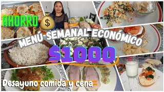 Organización del GASTO semanal $1000 | AHORRO | FAMILIA DE 6