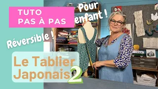 Le Tablier Japonais Réversible Pour Enfant ! (et pour adultes !)