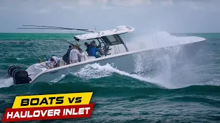 WAS THIS CAPTAIN ERROR AT HAULOVER ?? | Boats vs Haulover Inlet