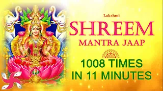 Shreem Mantra 1008 Times in 11 Minutes | Shreem Mantra | Lakshmi Mantra