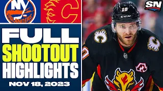 New York Islanders at Calgary Flames | FULL Shootout Highlights - November 18, 2023