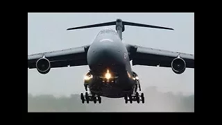 WORLDS LARGEST MILITARY AIRCRAFT The US Military C-5 Galaxy Military Transport Aircraft