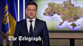 'We are not afraid of anybody' says Ukrainian President Zelensky as Putin orders troops to move in