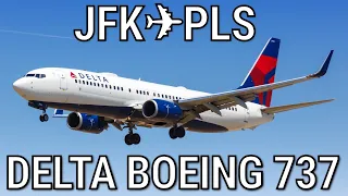 STUNNING Delta Boeing 737-800  | JFK ✈ Providenciales Full Flight Highlights | Beautiful Approach