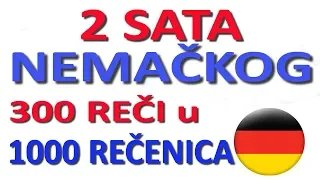 2 SATA NEMAČKOG |300 REČI OBJAŠNJENIH U 1000 REČENICA | PRVA TREĆINA KNJIGE REČNIK ZA UČENIKE