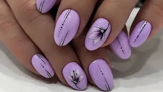 #arcylicnails #trending #swanky #viral #beautiful #latest #nailartdesigns #lavender #purple #nails