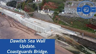 Dawlish Sea Wall Rebuild Update - Progress of the new Sea Wall in Dawlish