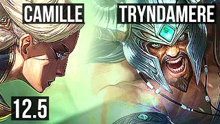 CAMILLE vs TRYNDAMERE (TOP) | 2.0M mastery, 6 solo kills, 12/2/7, 900+ games | NA Master | 12.5