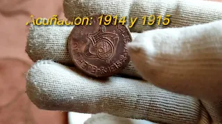 5 Centavos republica 1915, características catálogo de monedas Ep 45