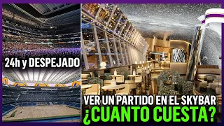 💥 El SKYBAR del BERNABÉU PREPARA su APERTURA para el PARTIDO frente al BETIS