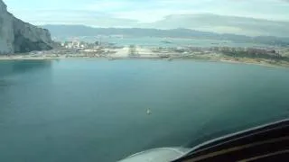 Gibraltar Airport - Approach & Landing Runway 27