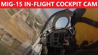 MiG-15 Jet In-Flight Cockpit View w/ Chris Fahey   |  Planes of Fame