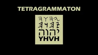 TETRAGRAMMATON - YHVH / YHWH - ALLAH BUKAN TUHAN