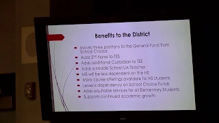 Narragansett Regional School District School Committee Budget Hearing of March 4, 2020