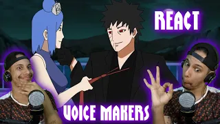 REACT ANIMAÇÃO || O ENCONTRO DO TOBI E KONAN (ANIMAÇÃO/PARÓDIA) - ( Voice Makers )