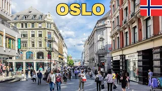 OSLO , Norway 🇳🇴 - Walking Tour (4K) HDR - 60fps - So Beautiful City