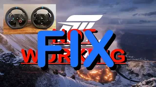 how to fix logitech g920 and g923 not working in Forza Horizon 5 PC Xbox Version