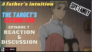 A father's intuition. Spy x Family Ep. 7 ("The Target's Second Son") REACTION!!!