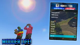 GTA 5 Modder Life #31- Full Lobby Bus Ride! (Funny Moments)