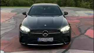 Новый Mercedes E-CLASS 2021 FACELIFT - FIRST LOOK экстерьер, интерьер, окружающее освещение AMG LINE